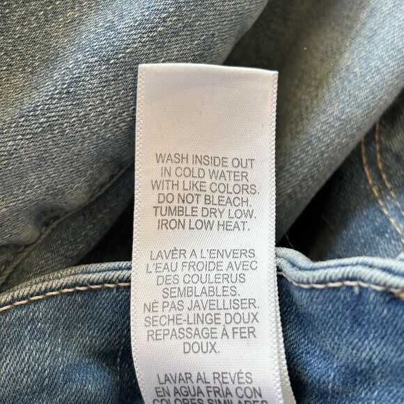 Good American Good Waist‎ Jeans 8 / 29 Blue High Rise Skinny Distressed Grunge - Picture 14 of 14